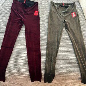 Spanx Velvet Leggings- Large